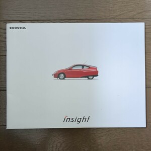 【レア美品カタログ】ホンダ HONDA インサイト insight ZE1/初代前期型 3ドアHB 車両2000.4/34ページ