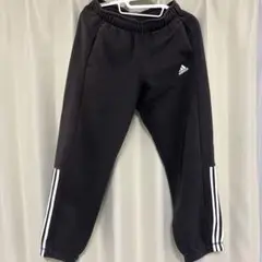 アディダス adidas ラインスウェットジョガーパンツ メンズ黒