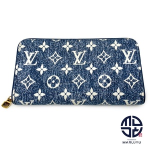 LOUIS VUITTON ルイヴィトン モノグラム・ジャガード・デニム ジッピーウォレット M81226 ラウンドファスナー 長財布 サイフ ブランド