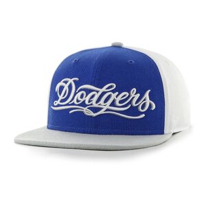 MISTER CARTOON LA DODGERS 47 QUILL SNAPBACK CAP BLUE WHITE ミスターカートゥーン ドジャース フォーティーセブン キャップ ブルー 帽子