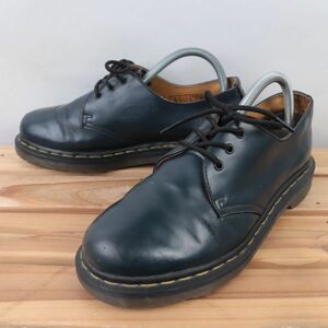 d30 ドクターマーチン 3ホール UK6 24.5～25.0cm位/紺 ネイビー Dr.Martens メンズ レディース シューズ ブーツ 中古