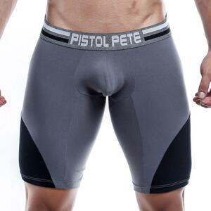 即決新品 PISTOLPETE PPG013 -灰S- MIDCUT BOXER TRUNK グレー　灰色 現品表記サイズ S