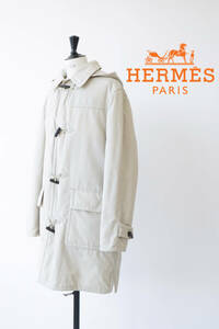 HERMES エルメス ナイロン ダッフルコート size 48 1108781