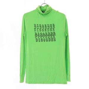 RAF SIMONS ラフシモンズ 21SS Print Sous Pull DISORDER ハイネックカットソー グリーン M ITVFHAYE5KPS