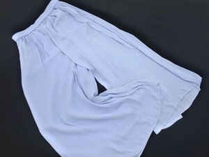 INDIVI インディヴィ ガウチョ パンツ size38/水色 ■◆ ☆ ehc7 レディース