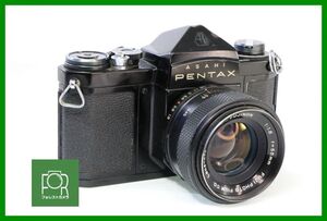 【同梱歓迎】ジャンク■ペンタックス PENTAX S2 ブラック+FUJINON 55mm F1.8■GGG1034