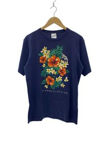 X-LARGE◆Tシャツ/M/コットン/ネイビー/無地/ストリート/古着