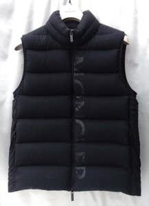 MONCLER モンクレール ダウンベスト ダウン ナイロン サイズ 2 黒 ブラック メンズ H20911A00 11053333