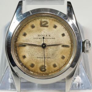 08) 【ROLEX】ロレックス オイスター スピードキング プレシジョン 5020 手巻き メンズ 不働品 ジャンク品