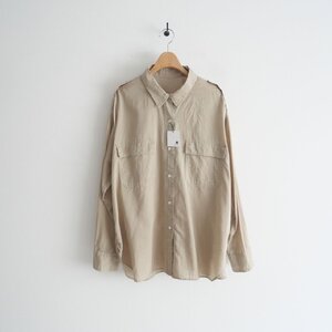 2023SS / Plage プラージュ / Sheer Military Shirt シャツ / 23050922301020 / 2311-0959