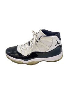 NIKE◆AJ 11 Concord/ハイカットスニーカー/28.5cm/ホワイト/378037-100