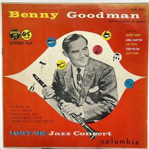 レコード 7” Benny Goodman グッドマン Featuring Harry James 1937/38 Jazz Concert