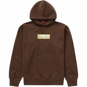 Supreme 22SS/Bling Box Logo Hooded Sweatshirt/パーカー/S/コットン/ダーク ブラウン