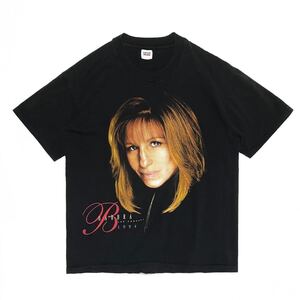 フォト【1994年 USA製 BARBRA STREISAND ビンテージ Tシャツ L】バーブラ バンドTシャツ バンT 音楽 anvil シングルステッチ ツアーT