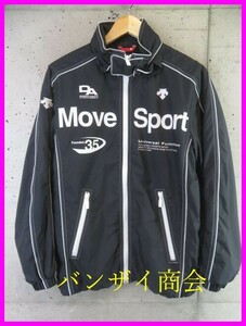 4011b12◆DESCENTE デサント【MOVE SPORTS ムーブスポーツ】中綿 ウインドブレーカー ブルゾン M/ナイロンジャージジャケット/ポロシャツ