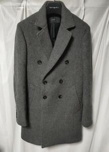 AKM ダブル チェスターコート W CHESTER COAT メルトン ビーバー 定価118,800円