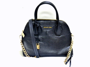 【1262】 MICHAEL KORS マイケルコース レザー 2WAY ハンドバッグ チェーンストラップ付