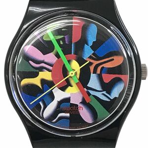 美品 Swatch スウォッチ Twelve Apostles 腕時計 GB156 クオーツ コレクション クリア スケルトン アート 個性的 電池交換済 動作確認済