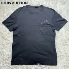 LOUIS VUITTON モノグラム ポケット Tシャツ チャコールグレー