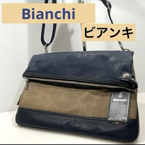 ビアンキBianchi 2WAYバッグ　ショルダー　クラッチ