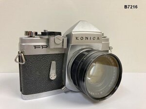 B7216S Konica 一眼レフカメラ FP レンズ KONISHIROKU HEXANON 1:1.8 f=52mm