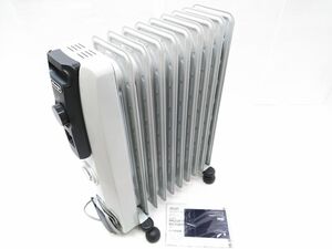 ★DeLonghi デロンギ オイルヒーター RHJ10F1015-DG 1500W 10～13畳 説明書付 0113-340J ◇@160★