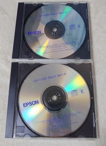 送料無料★EPSON　リカバリＣＤ Disc1、２　Ver.1.0