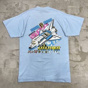 【送料360円】90s ビンテージ SCREEN STARS 米国製 USA製 endeavour on deck NASA スペースシャトル 半袖Tシャツ ヴィンテージ R-3199