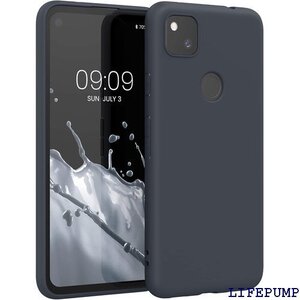 kwmobile スマホケース Google Pixe 滑り止め ソフト TPU シリコン - ブルーベリーの青 319