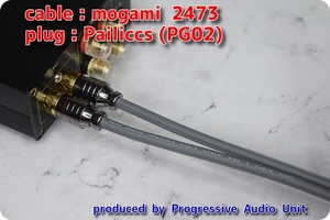 ■■ mogami 2473＋RCA Gp_plug（PG02）/0.95m×2本