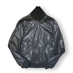 08ss Maison Martin Margiela 10 本人期 leather Jacket レザージャケット ブラック SIZE 40 メゾン マルタン マルジェラ 店舗受取可