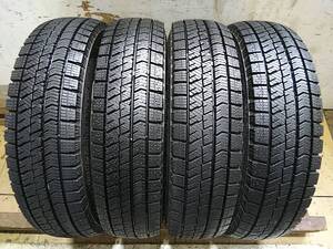 T861 155/80R13 ブリヂストン ブリザック VRX2 冬タイヤ 溝有り良品 中古売切り4本SET 法人向け送料安