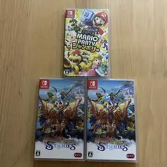 ニンテンドースイッチ　マリオパーティージャンボリー　モンスターハンターストーリー