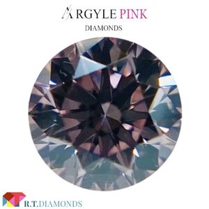 ARGYLE FANCY INTENSE PINK 0.126ct RD/RT2478/ARGYLE/AGT