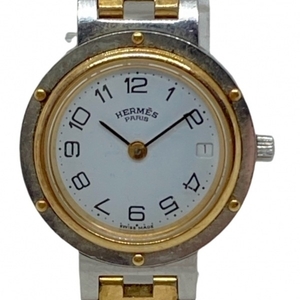 HERMES(エルメス) 腕時計 クリッパー レディース 白