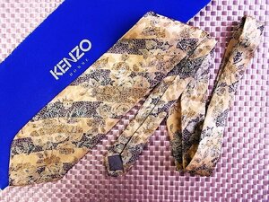 【在庫処分セール】●特売●FK0892●【KENZO】ケンゾー【花 植物 柄】ネクタイ●