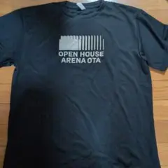 黒 OPEN HOUSE ARENA OTA Tシャツ