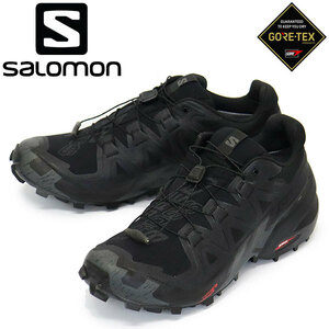 Salomon (サロモン) L41738600 SPEEDCROSS 6 GORE-TEX スピードクロス 6 ランニングシューズ Black x Black x Phantm SL020 25.5cm