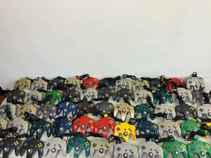 2 Nintendo N64 ニンテンドウ64 コントローラ NUS-005 まとめて55個 大量セット 動作未確認