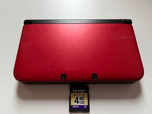 ★送料430円★動作OK★Nintendo 3DS LL ブラック/レッド ニンテンドー3DSLL 任天堂 