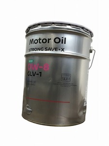 NISSAN 日産 ストロングセーブ X GLV-1 0W-8 エンジンオイル KLAV0-00802 20L 現状品 引取限定 神奈川県相模原市 KQK607974相