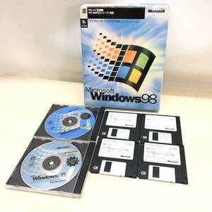 ♪Microsoft マイクロソフト Windows98 ウィンドウズ98 オペレーティングシステム PC用品 箱付き 現状品♪A24030