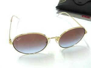 1円 ■新品同様■ Ray-Ban レイバン RB 3612D 56□19 145 サングラス メガネ 眼鏡 ゴールド系 FL0625