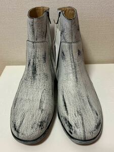 【新品】Maison Martin Margiela with H&M メゾン マルタン マルジェラ ペンキ ブーツ MAISON MARGIELA コラボ 激レア サイズ41