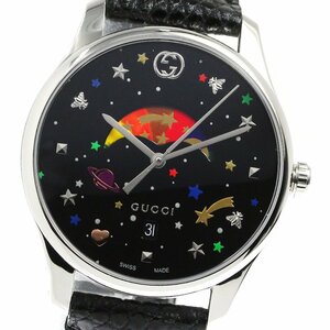 グッチ GUCCI 126.4/YA1264045 Gタイムレス ムーンフェイズ クォーツ レディース 箱付き_801636