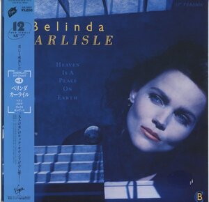 Belinda Carlisle【アナログシングル　国内盤　帯付き　12インチ】Heaven Is A Place On Earth