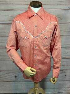 ウエスタンシャツ専門店オレゴン・トレイル　オリジナルウェスタンシャツ　Western Shirts　Courthouse Rock Made in Japan sizeS　日本製