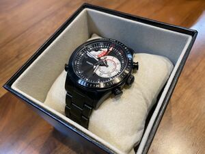 ★ TIMEX タイメックス クォーツ 腕時計 クロノグラフ ブラック 超美品 限定モデル