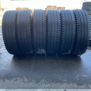 225/80R17.5 DUNLOP 123/122L,SP001, 激安美品　6本セット：30000円