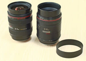 【ジャンク・部品取りに】Canon EF 28-70mm f2.8 L USM + EF 28-80mm f2.8-f4 L USM ２個セット